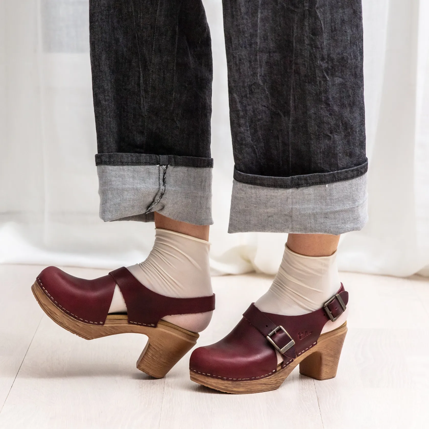 Shop Astrid Plum High Heel Soft Clogs