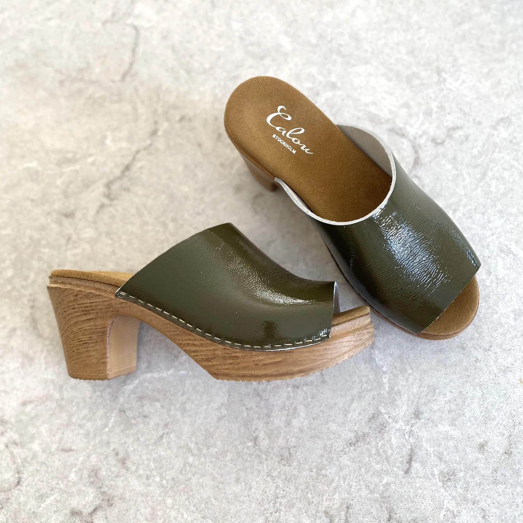 Best Sale Frida Clog Patent Green Sale/archive