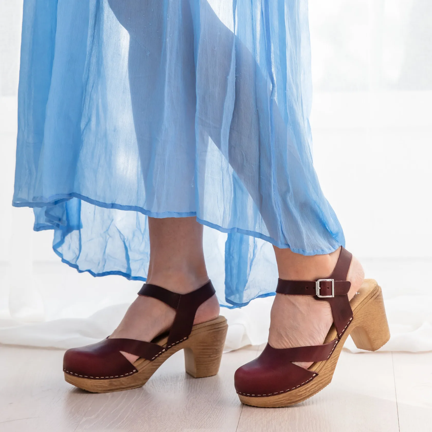 Online Penny Plum High Heel Soft Clogs